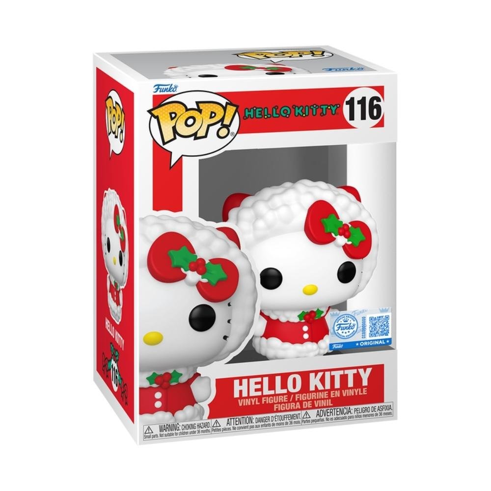 Boneco Funko Pop! Sanrio - Hello Kitty de Natal ÚNICO 2