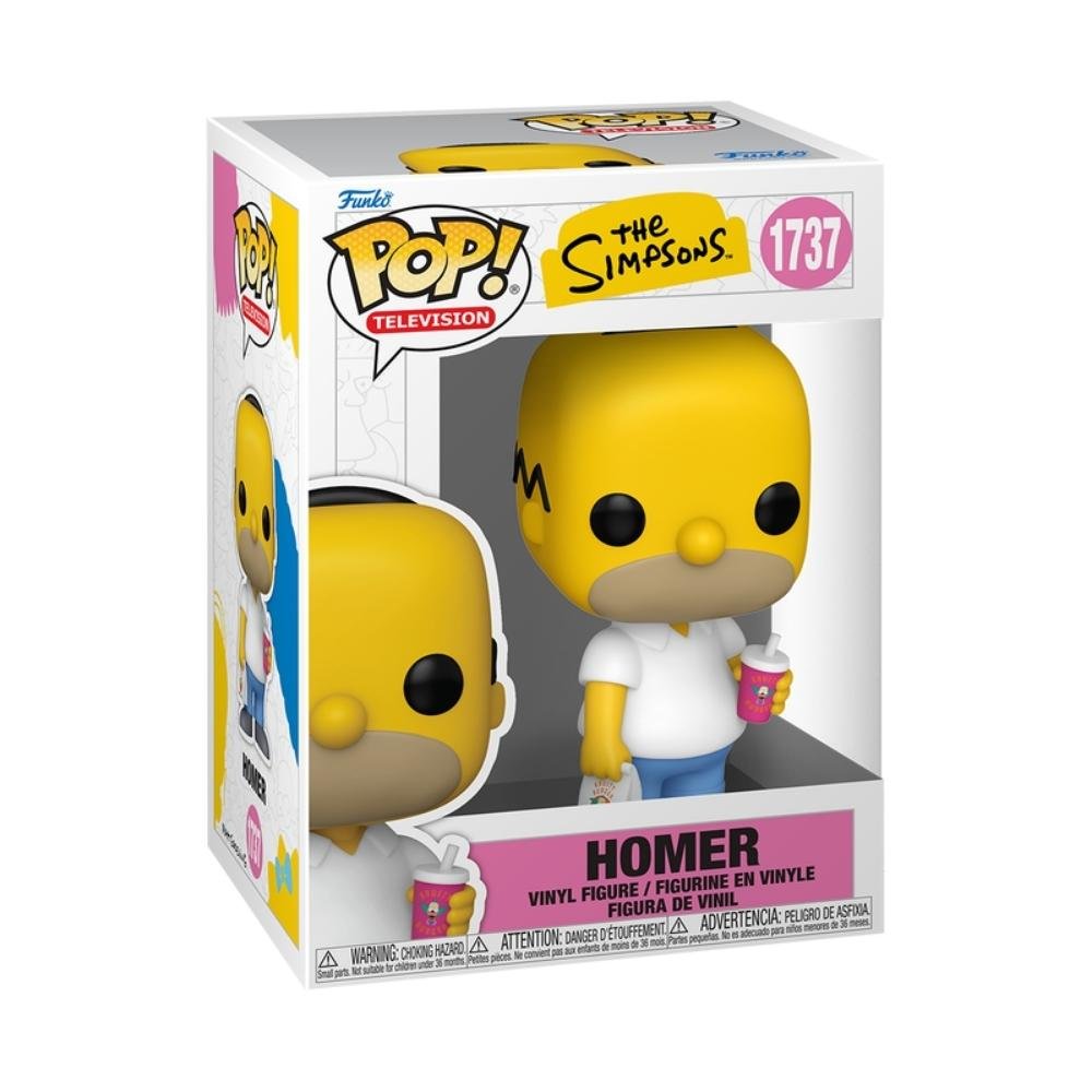 Boneco Funko Pop! Os Simpsons - Homer com Krusty Burger ÚNICO 2