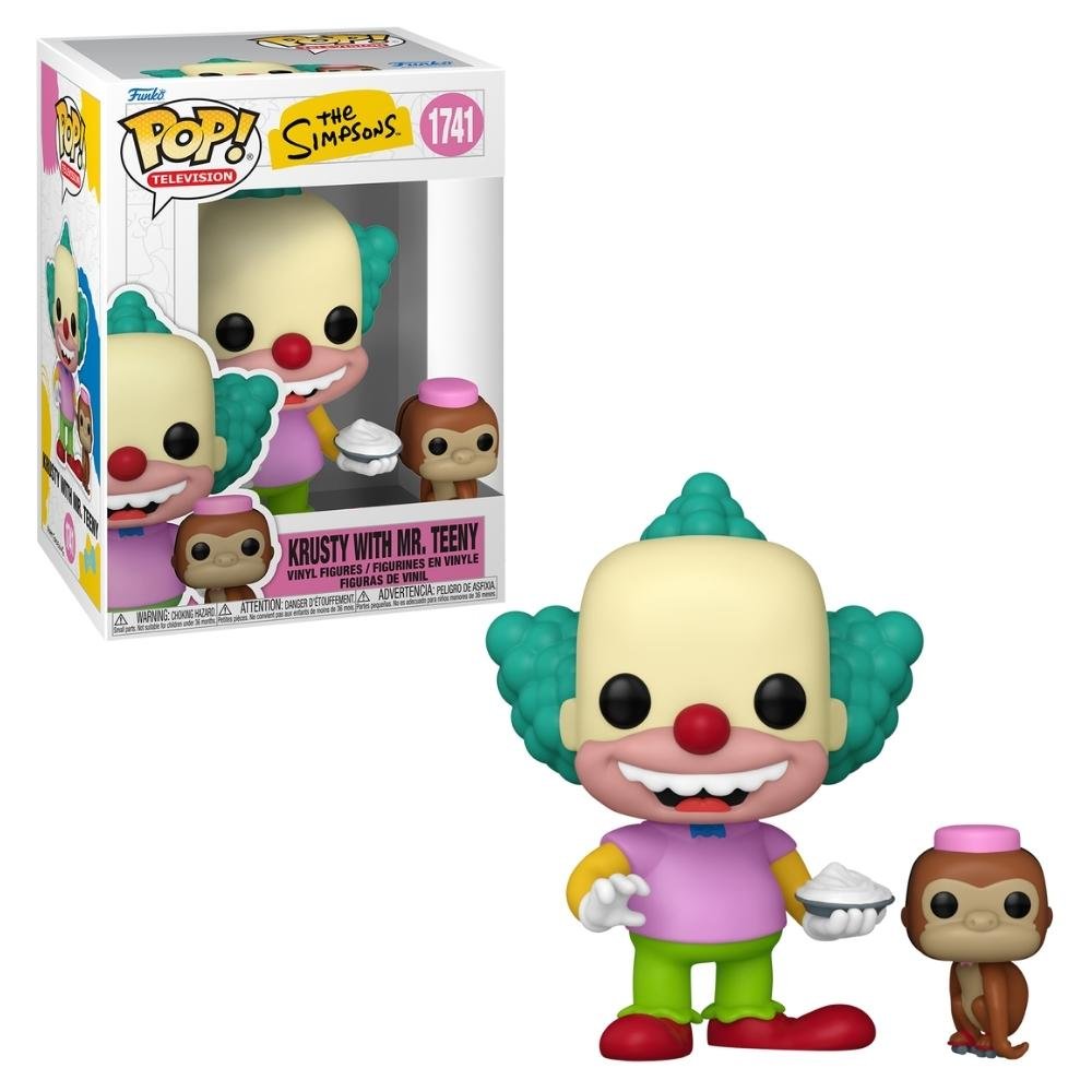 Boneco Funko Pop! & Buddy Os Simpsons - Krusty e Sr. Tenny