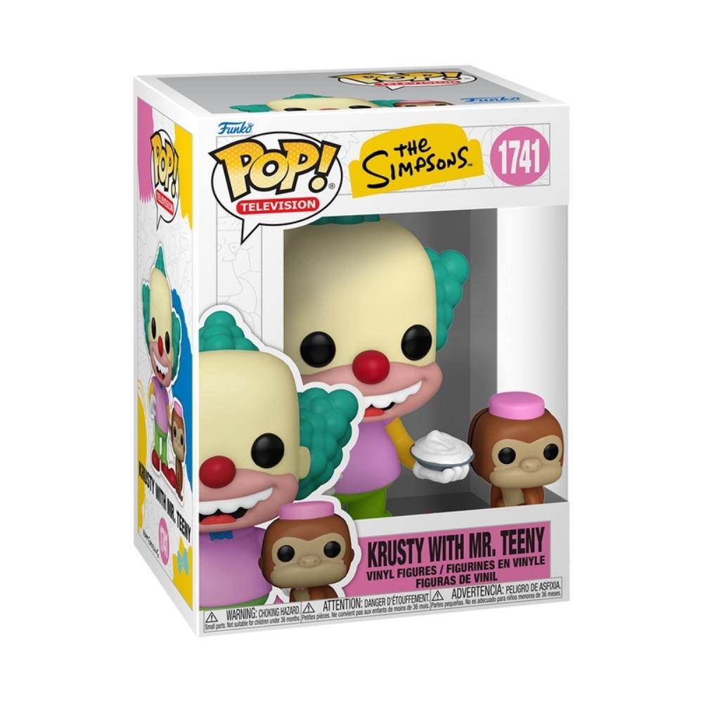 Boneco Funko Pop! & Buddy Os Simpsons - Krusty e Sr. Tenny ÚNICO 2