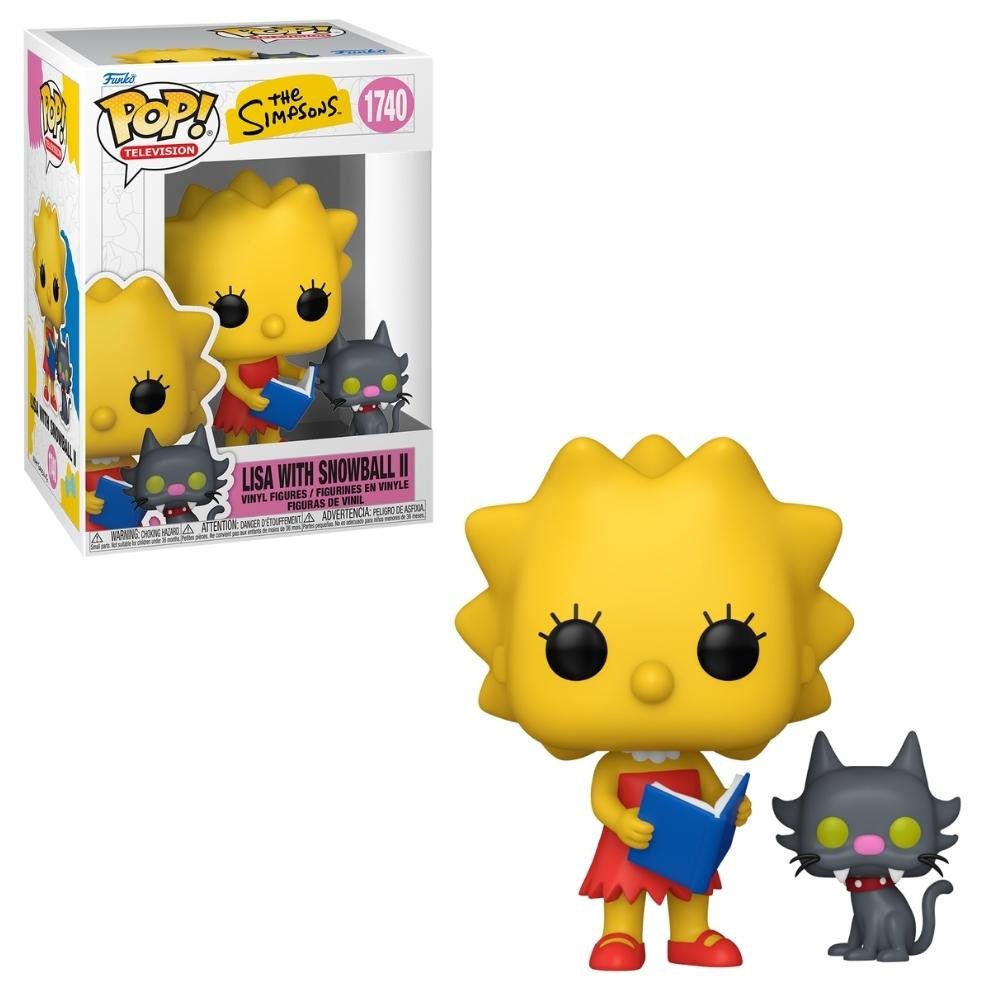 Boneco Funko Pop! & Buddy Os Simpsons - Lisa e Bola de Neve