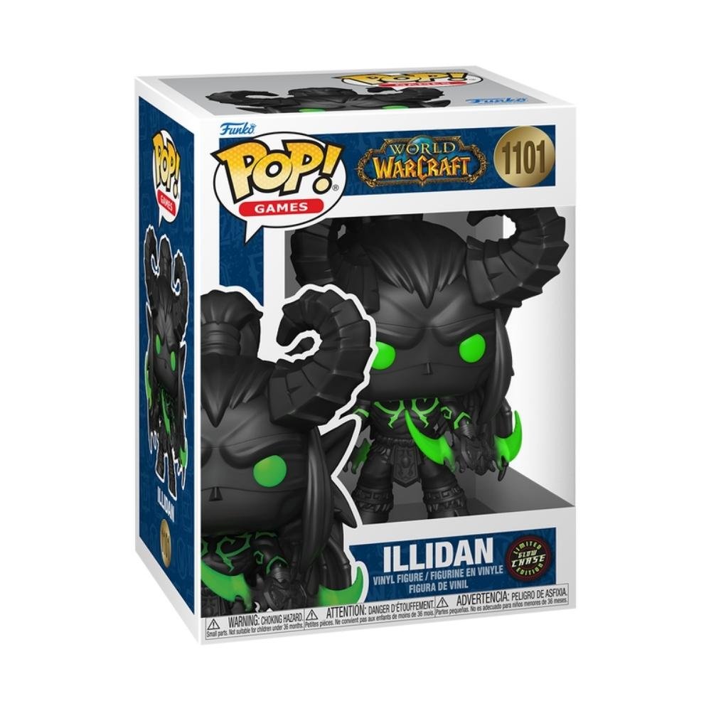 Boneco Funko Pop! World of Warcraft - Illidan com Chase ÚNICO 2