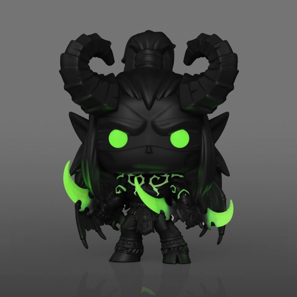 Boneco Funko Pop! World of Warcraft - Illidan com Chase ÚNICO 3