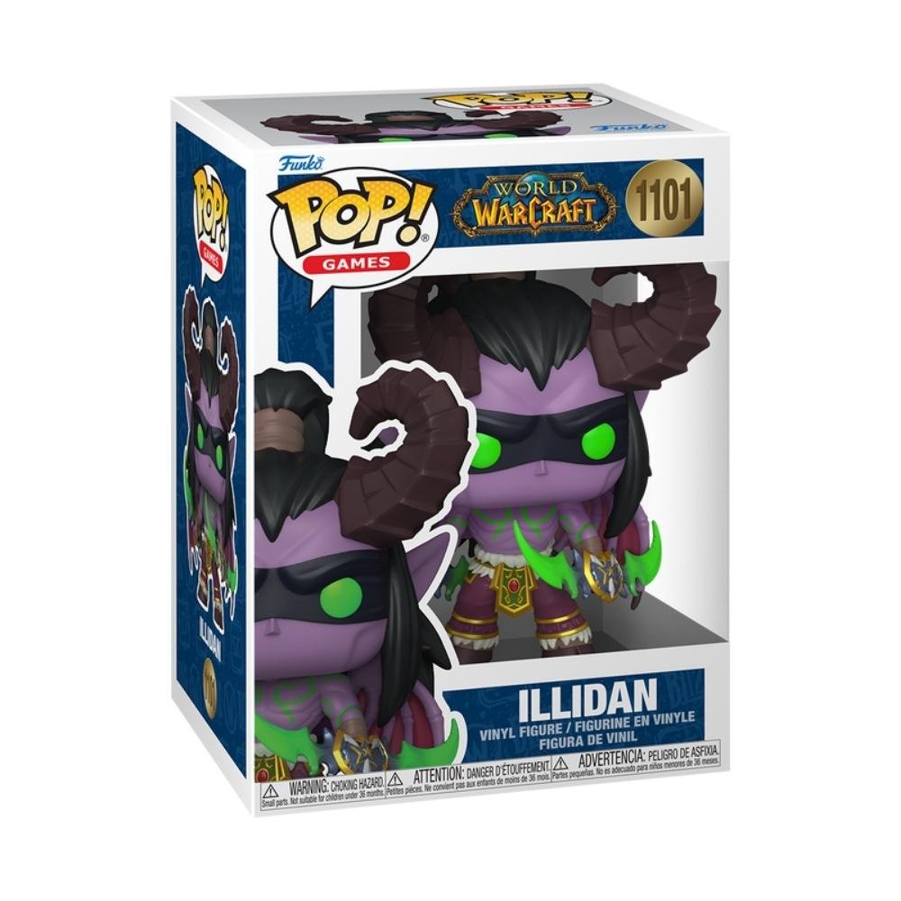 Boneco Funko Pop! World of Warcraft - Illidan com Chase ÚNICO 5