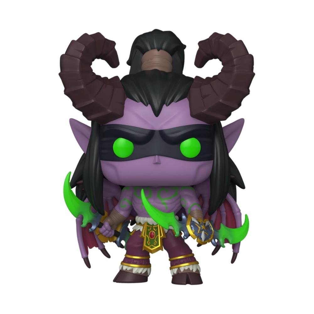 Boneco Funko Pop! World of Warcraft - Illidan com Chase ÚNICO 6