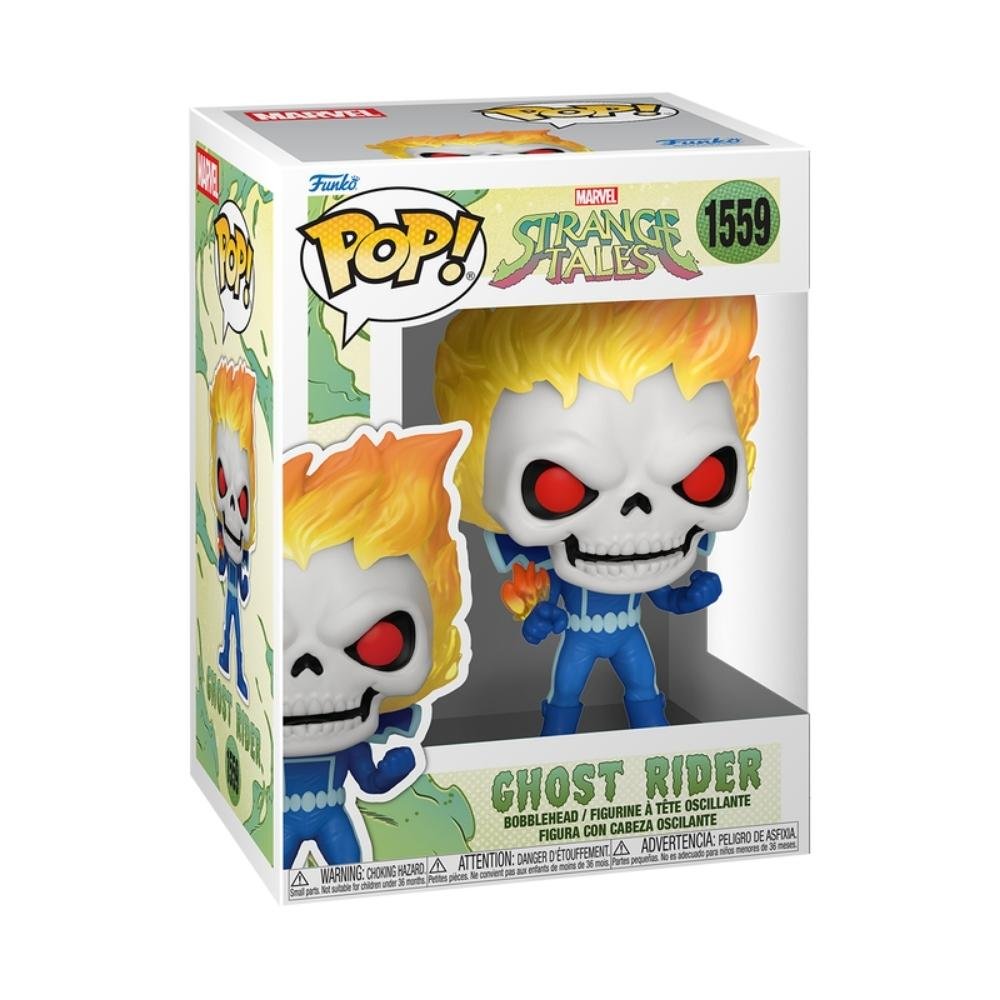 Boneco Funko Pop Marvel Contos Estranhos Motoqueiro Fantasma ÚNICO 2