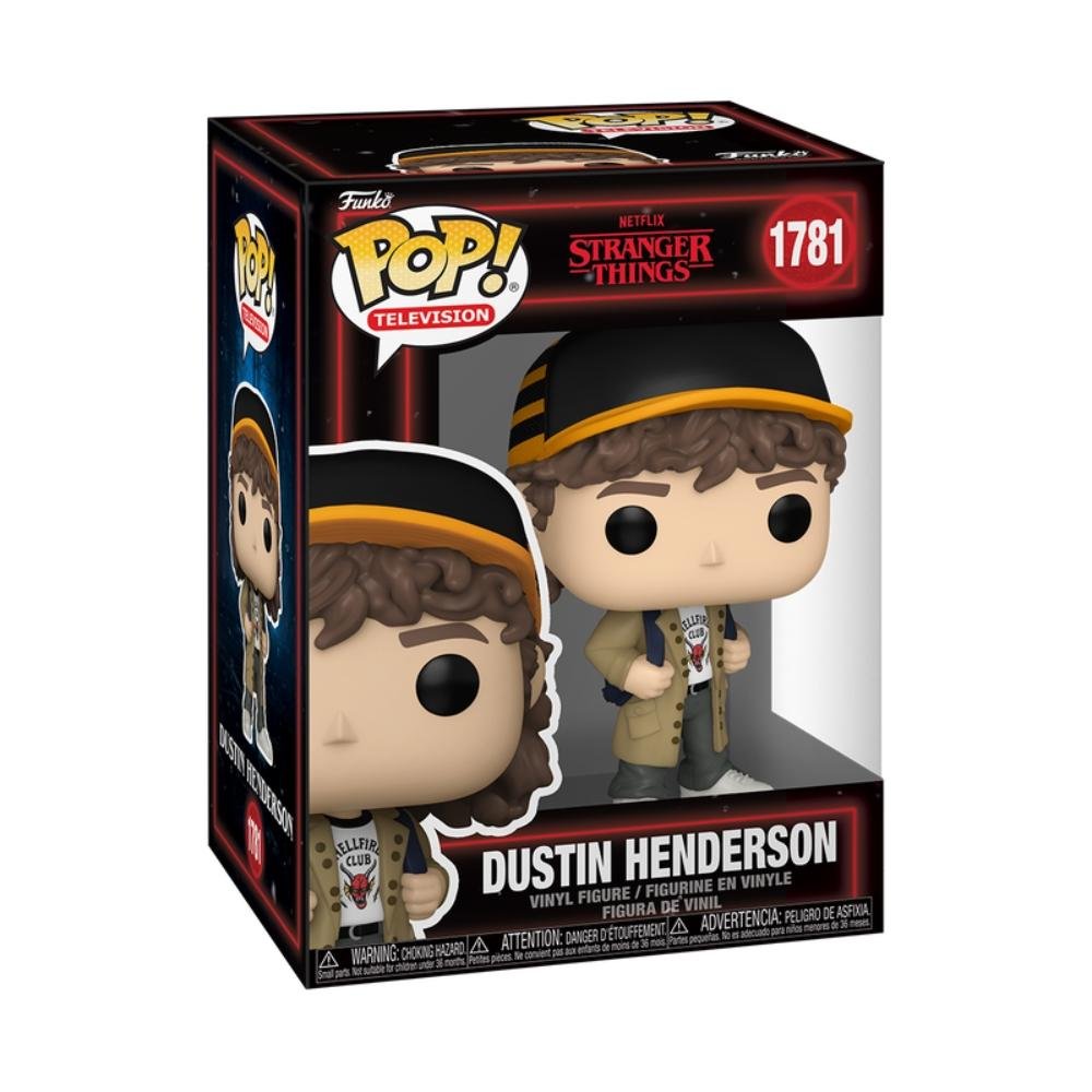Boneco FunkoPop Netflix Stranger Things T5 Dustin Henderson ÚNICO 2