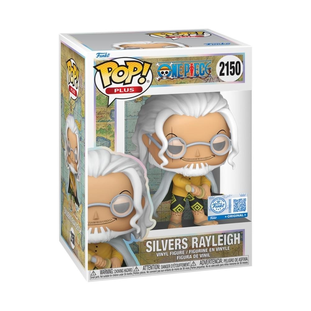 Boneco Funko Pop! Plus One Piece Silvers Rayliegh com Chase ÚNICO 5
