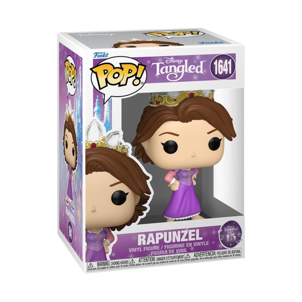 Boneco Funko Pop! Disney Enrolados - Rapunzel Morena ÚNICO 2