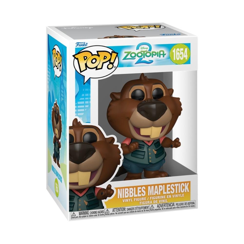 Boneco Funko Pop! Disney Zootopia 2 - Nibbles ÚNICO 2