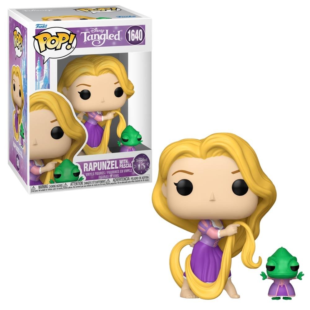 Boneco Funko Pop! & Buddy Disney Enrolados Rapunzel e Pascal