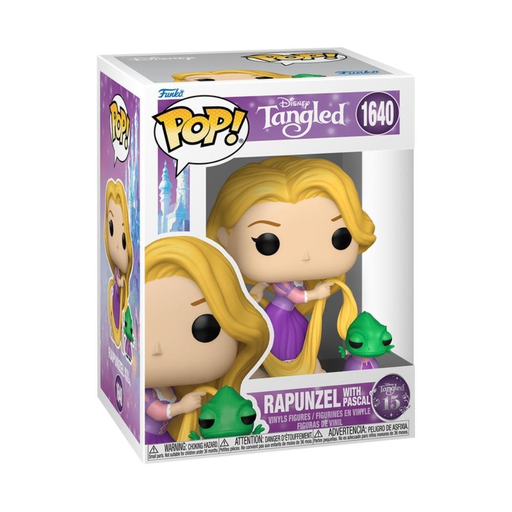 Boneco Funko Pop! & Buddy Disney Enrolados Rapunzel e Pascal ÚNICO 2