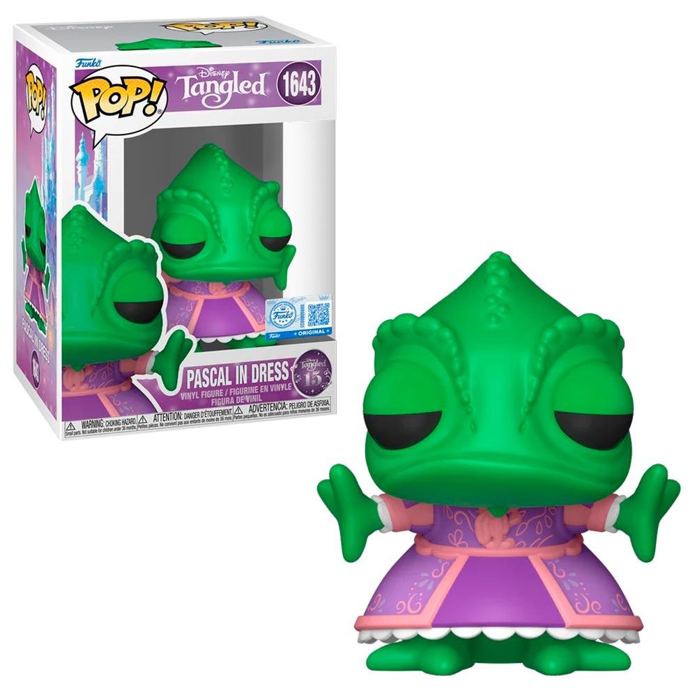 Boneco Funko Pop! Disney Enrolados - Pascal de Vestido