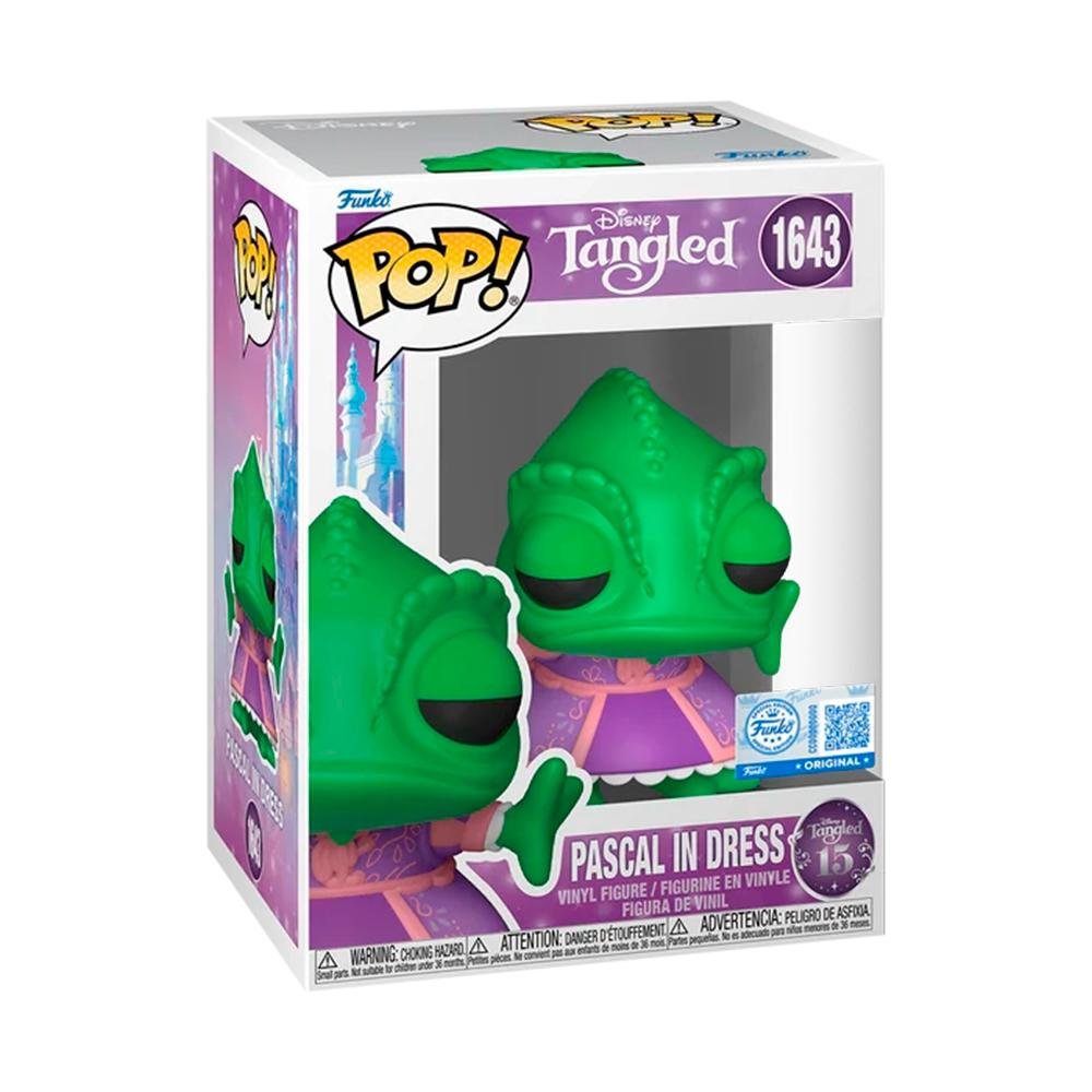Boneco Funko Pop! Disney Enrolados - Pascal de Vestido ÚNICO 2