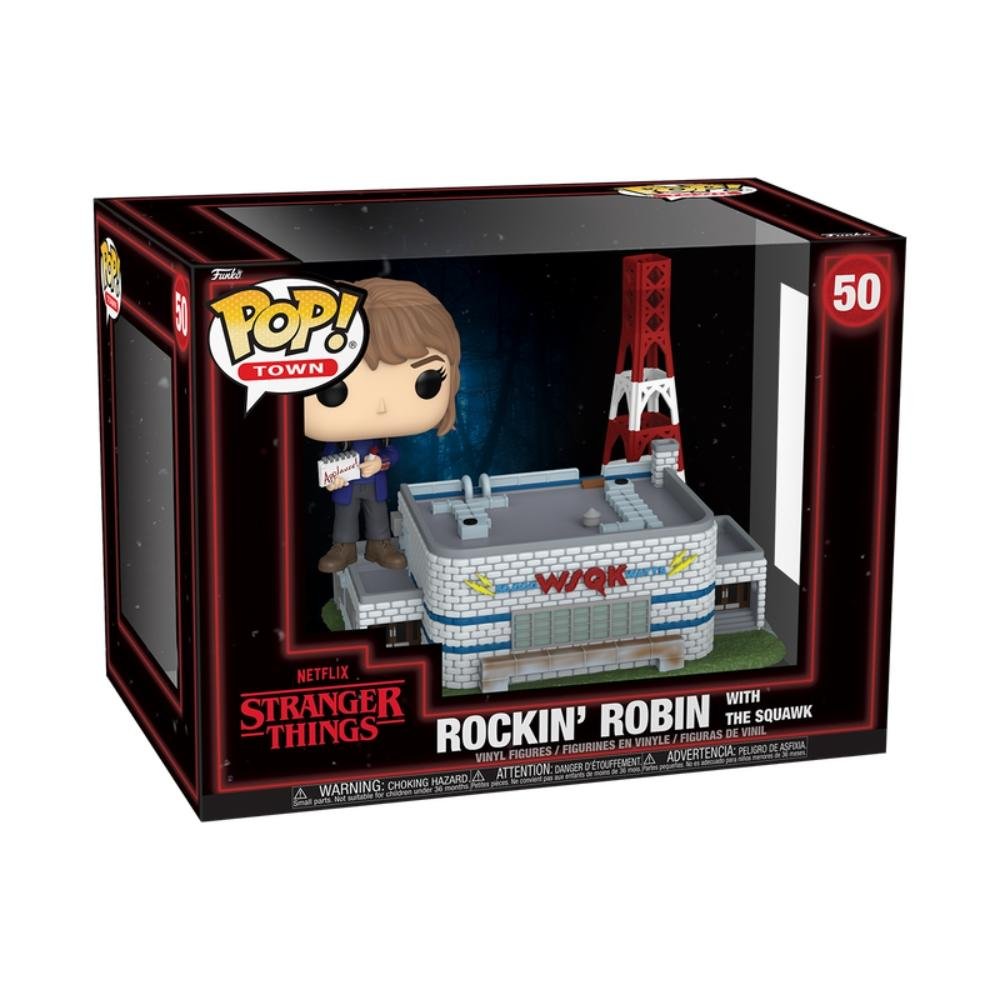 Boneco Funko Pop! Town Stranger Things T5 - Robin na WSQK ÚNICO 2