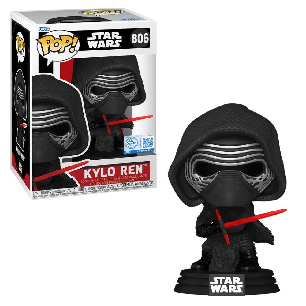 Boneco Funko Pop! Exclusivo Star Wars - Kylo Ren