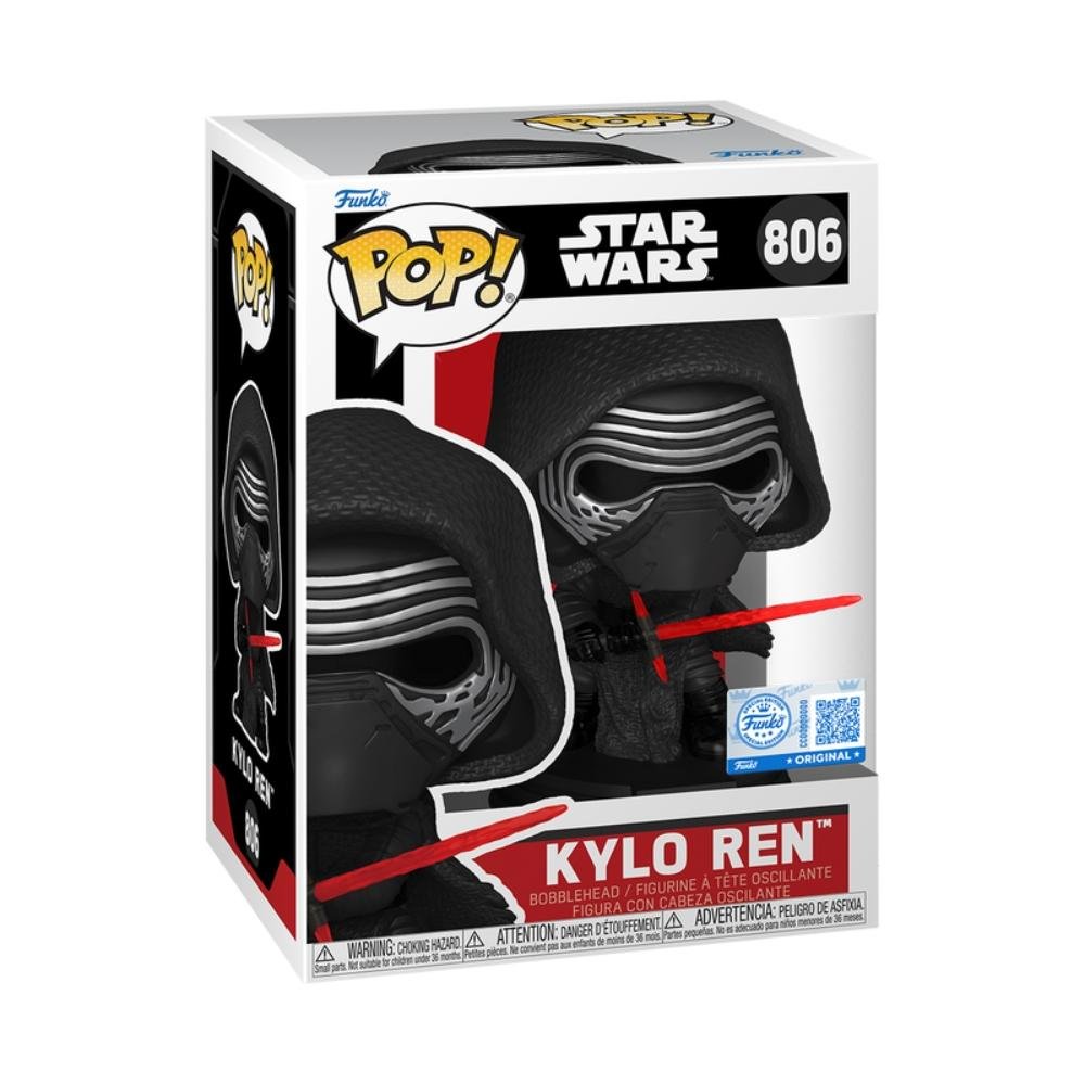 Boneco Funko Pop! Exclusivo Star Wars - Kylo Ren ÚNICO 2