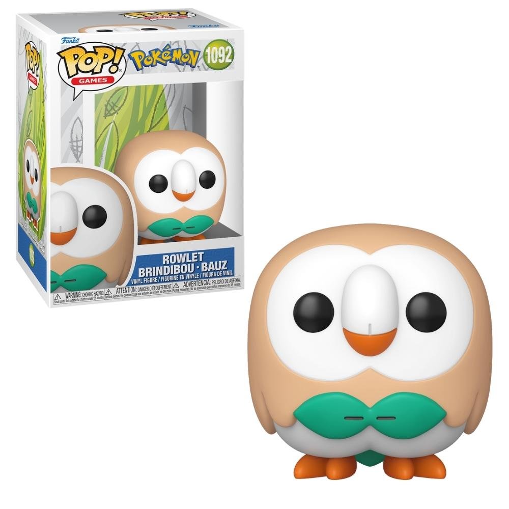 Boneco Funko Pop! Pokémon - Rowlet