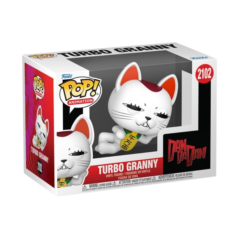 Boneco Funko Pop! DAN DA DAN - Vovó Turbo Gata ÚNICO 2