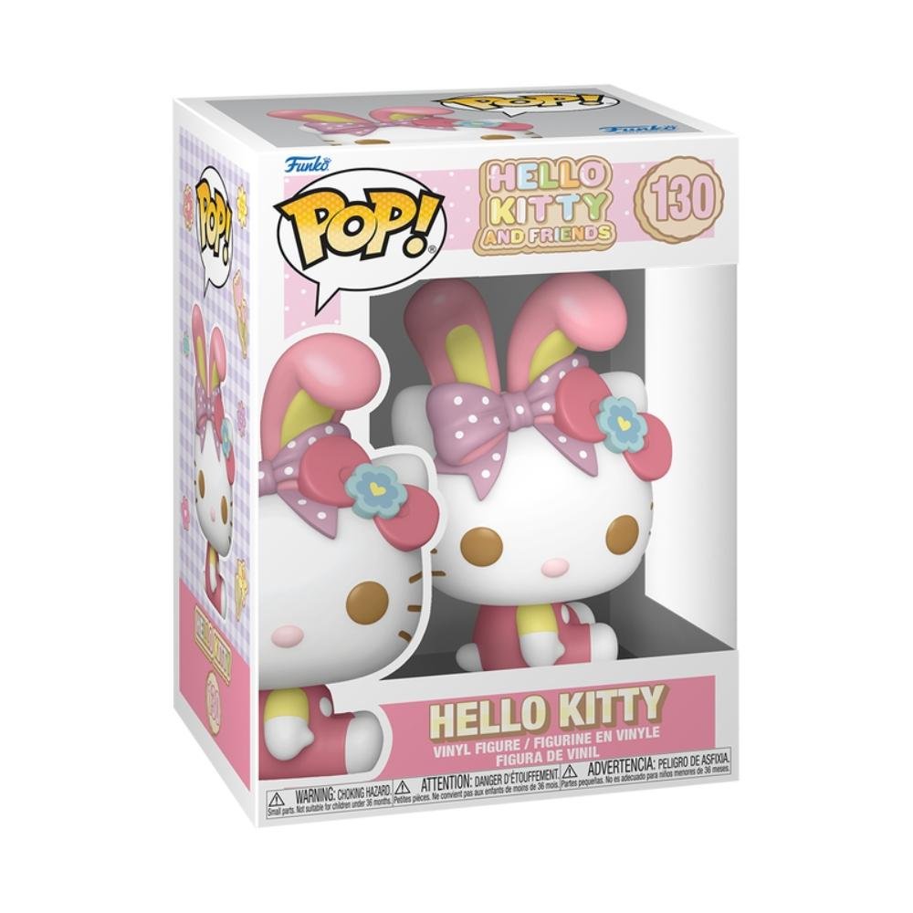 Boneco Funko Pop! Sanrio - Hello Kitty com Orelhas de Coelho ÚNICO 2