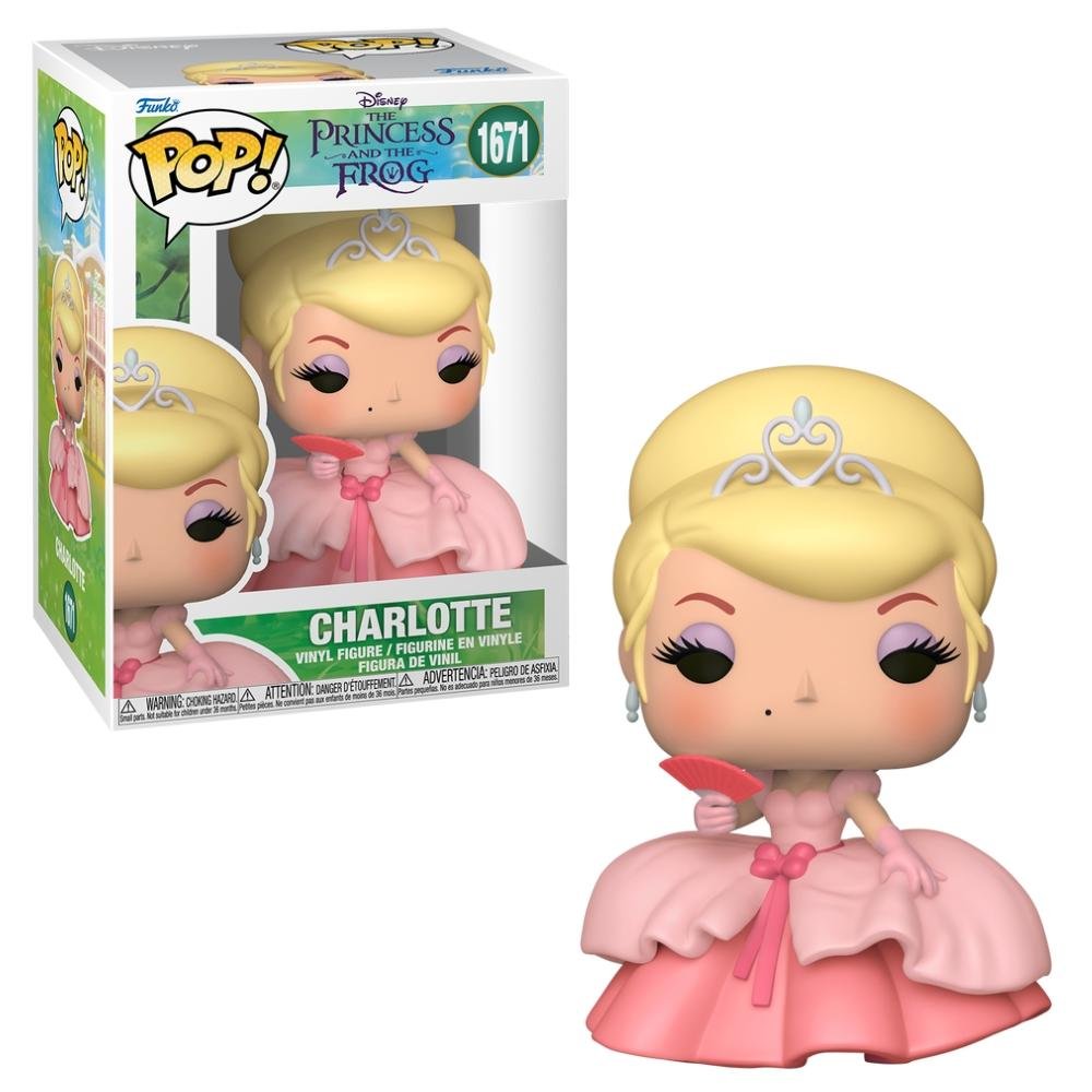 Boneco Funko Pop! Disney A Princesa e o Sapo Charlotte