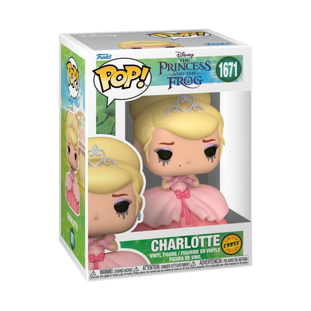Boneco Funko Pop! Disney A Princesa e o Sapo Charlotte ÚNICO 2
