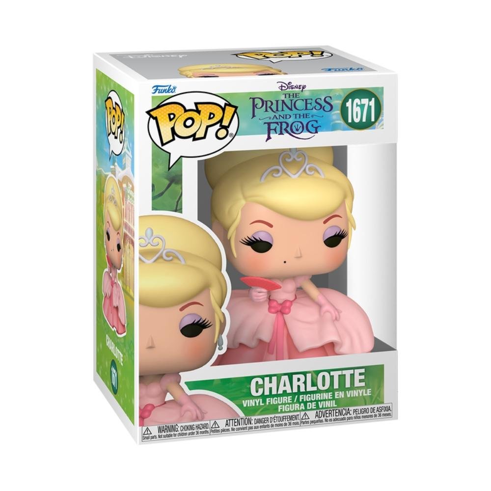 Boneco Funko Pop! Disney A Princesa e o Sapo Charlotte ÚNICO 5