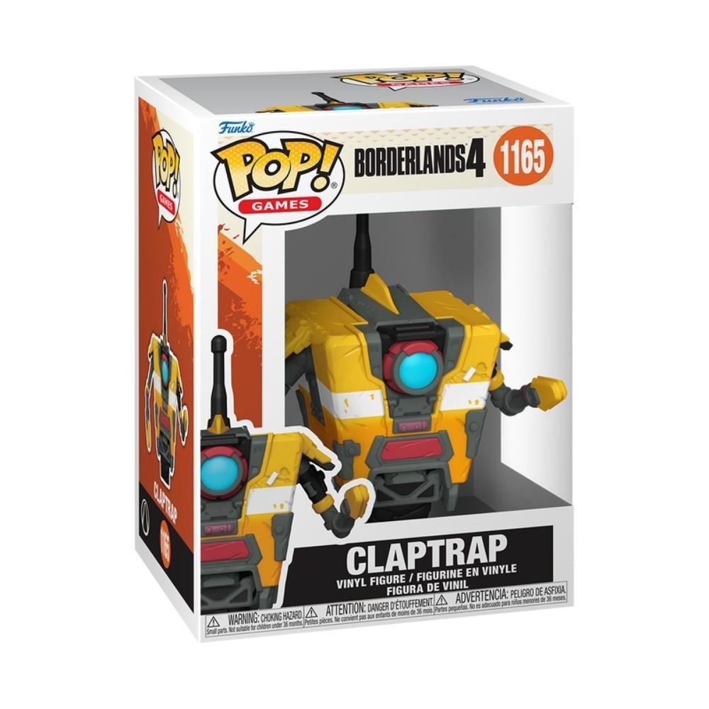 Boneco Funko Pop! Bordelands 4 - Claptrap ÚNICO 2