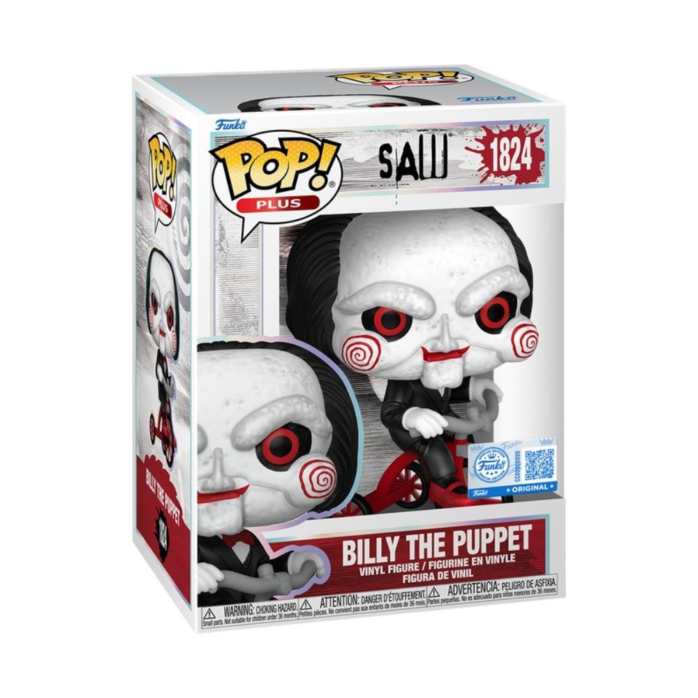 Boneco Funko Pop! Plus Jogos Mortais - Billy no Triciclo ÚNICO 2
