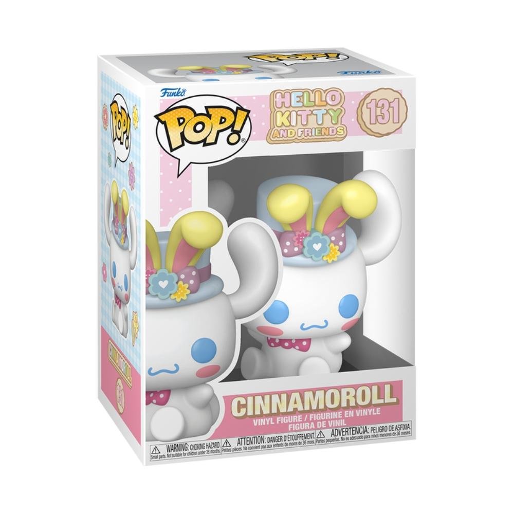 Boneco Funko Pop! Sanrio - Cinnamoroll com Orelhas de Coelho ÚNICO 2