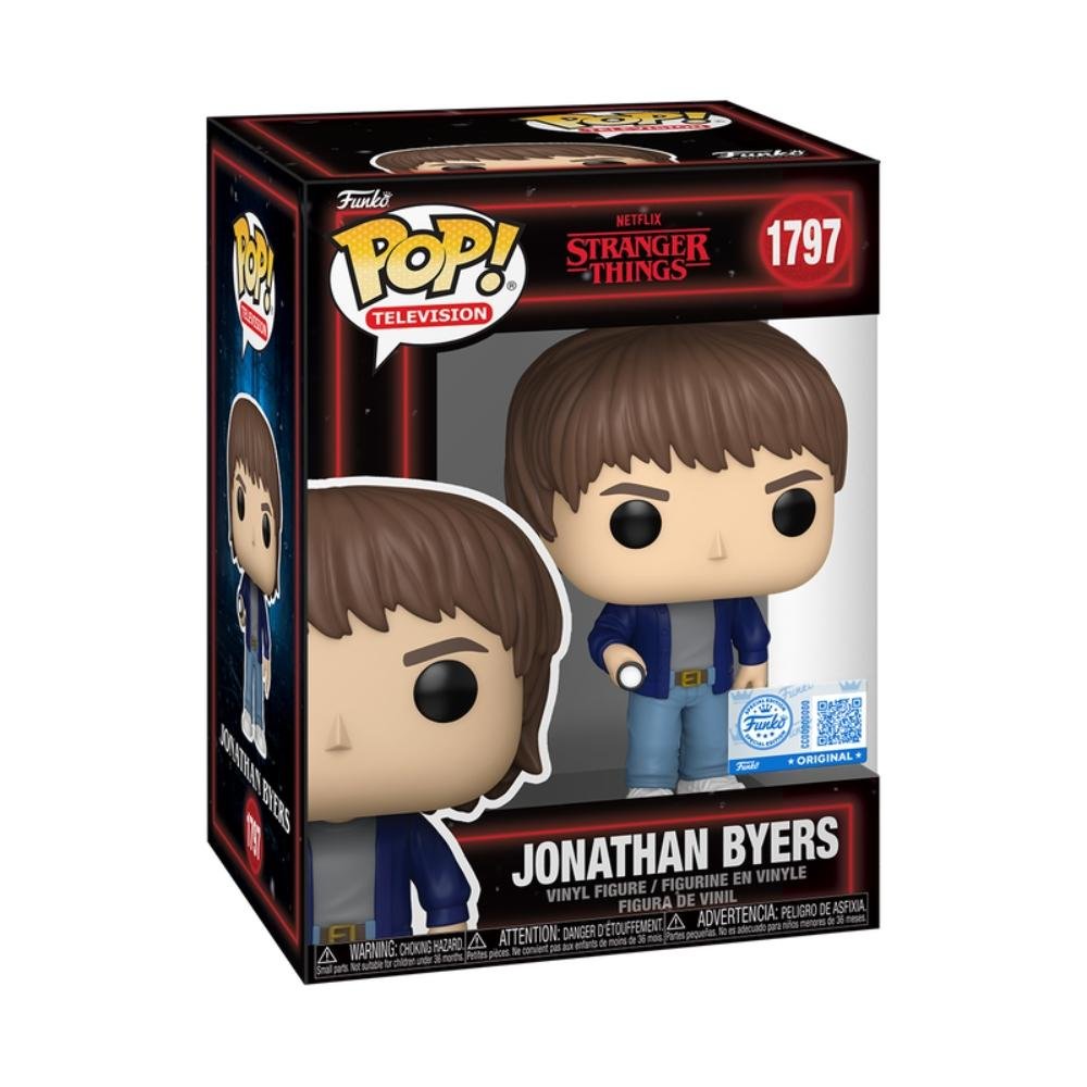 Boneco Funko Pop Exclusivo Stranger Things T5 Jonathan Byers ÚNICO 2