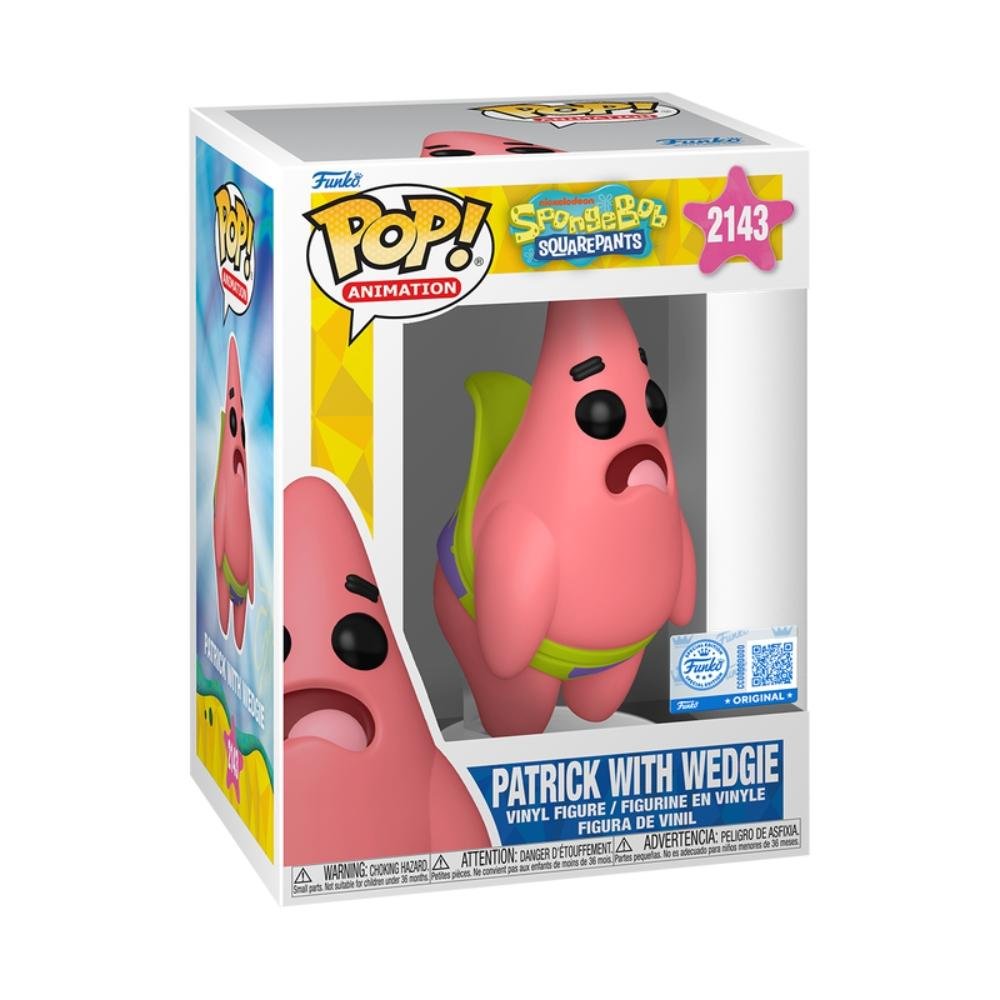 Boneco Funko Pop! Bob Esponja - Cuecão do Patrick ÚNICO 2