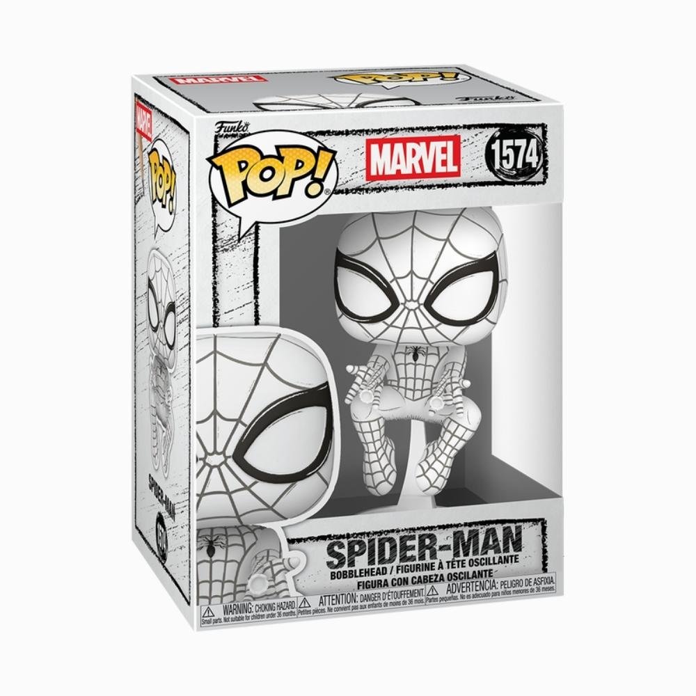 Boneco Funko Pop! Marvel Esboços - Homem-Aranha ÚNICO 2