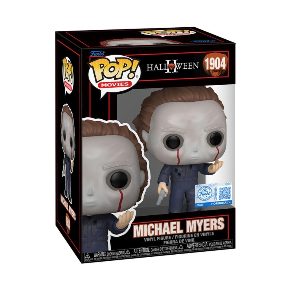 Boneco Funko Pop! Exc Halloween II - Myers com Lágrimas de Sangue ÚNICO 2