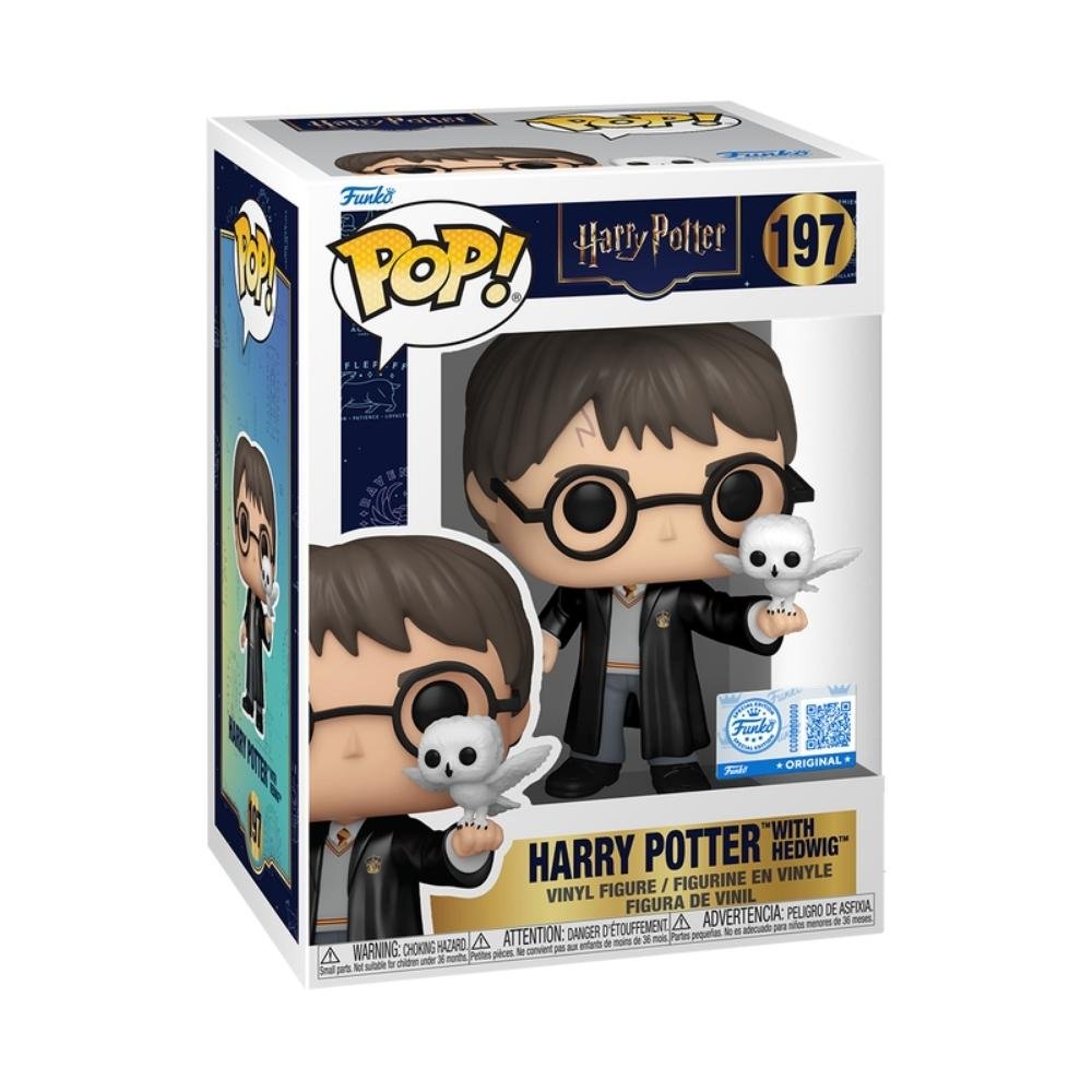 Boneco Funko Pop! & Buddy Exc Harry Potter - Harry e Edwiges ÚNICO 2