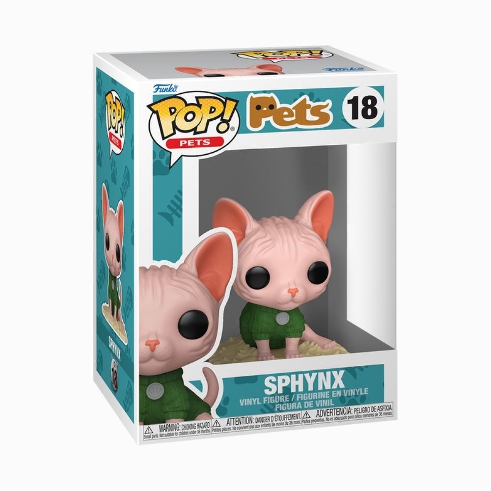 Boneco Funko Pop! Pets - Gato Sphinx ÚNICO 2
