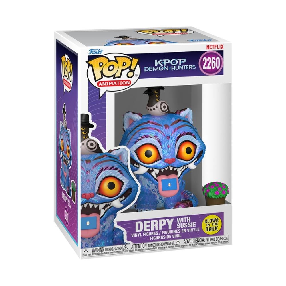 Boneco Funko Pop! Guerreiras do K-Pop - Derpy e Sussi (Glow) ÚNICO 2