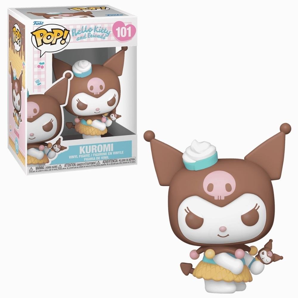Boneco Funko Pop! Sanrio - Kuromi com Sorvete