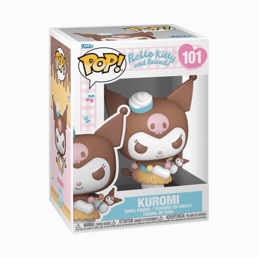 Boneco Funko Pop! Sanrio - Kuromi com Sorvete ÚNICO 2