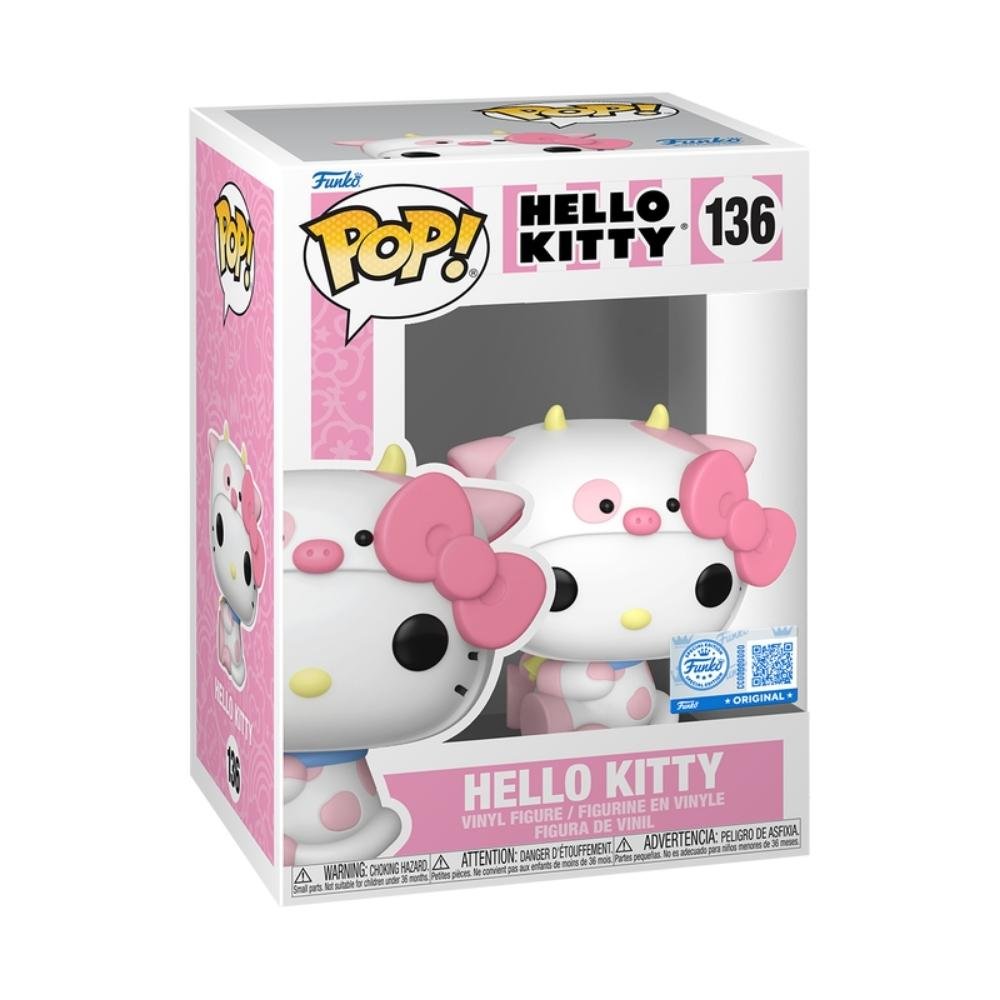 Boneco Funko Pop! Exclusivo Sanrio - Hello Kitty De Vaca ÚNICO 2