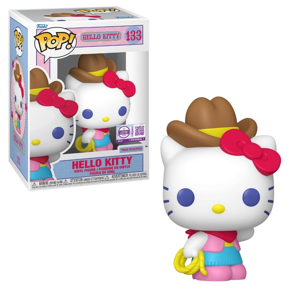 Boneco Funko Pop! Ed Lim Sanrio - Hello Kitty (Cowgirl)