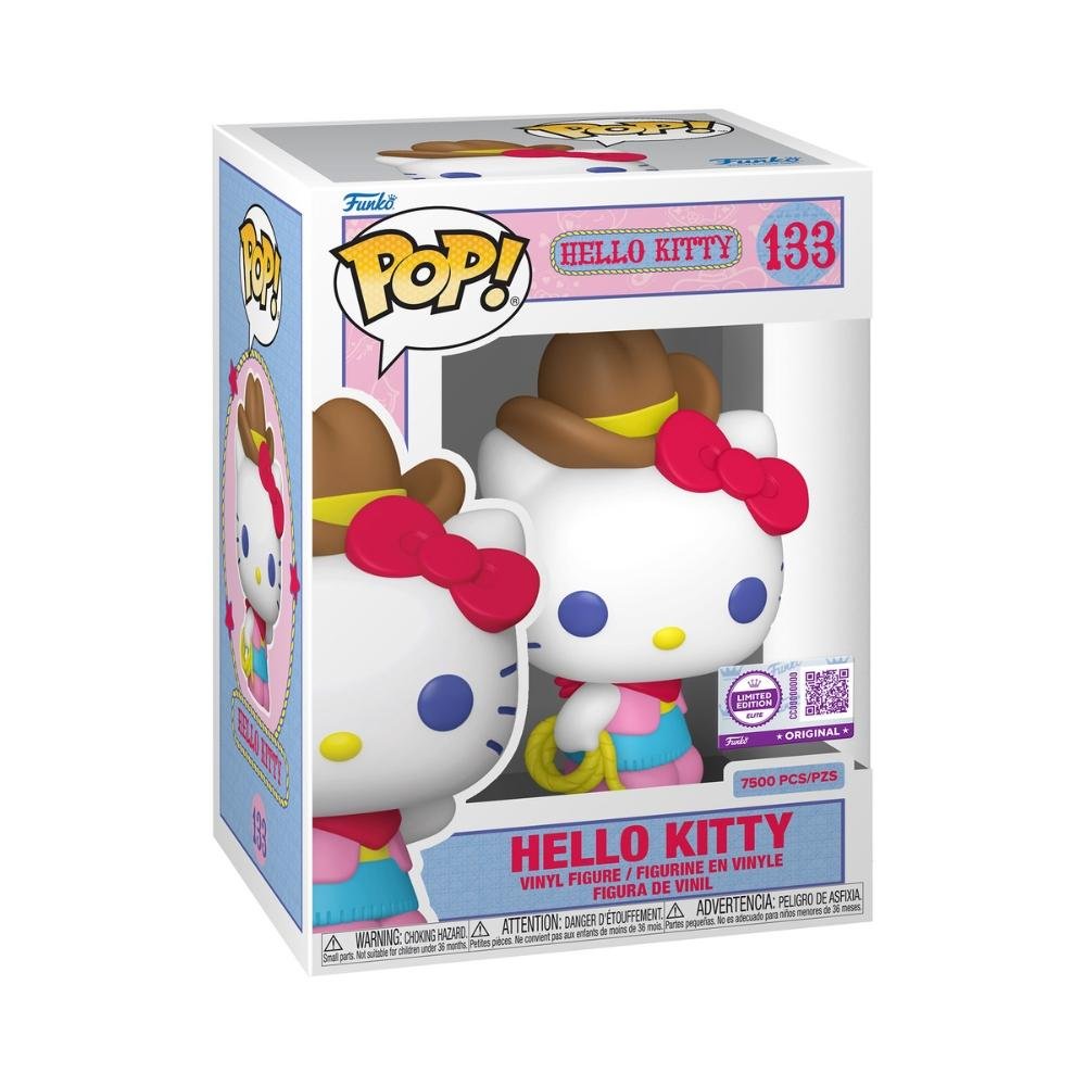 Boneco Funko Pop! Ed Lim Sanrio - Hello Kitty (Cowgirl) ÚNICO 2