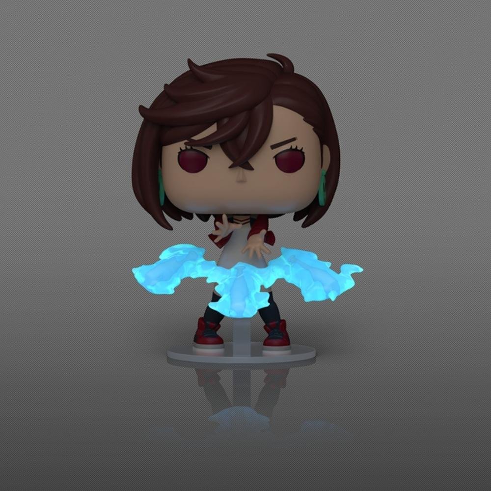 Boneco Funko Pop! Exclusivo DAN DA DAN - Momo (Glow) ÚNICO 2