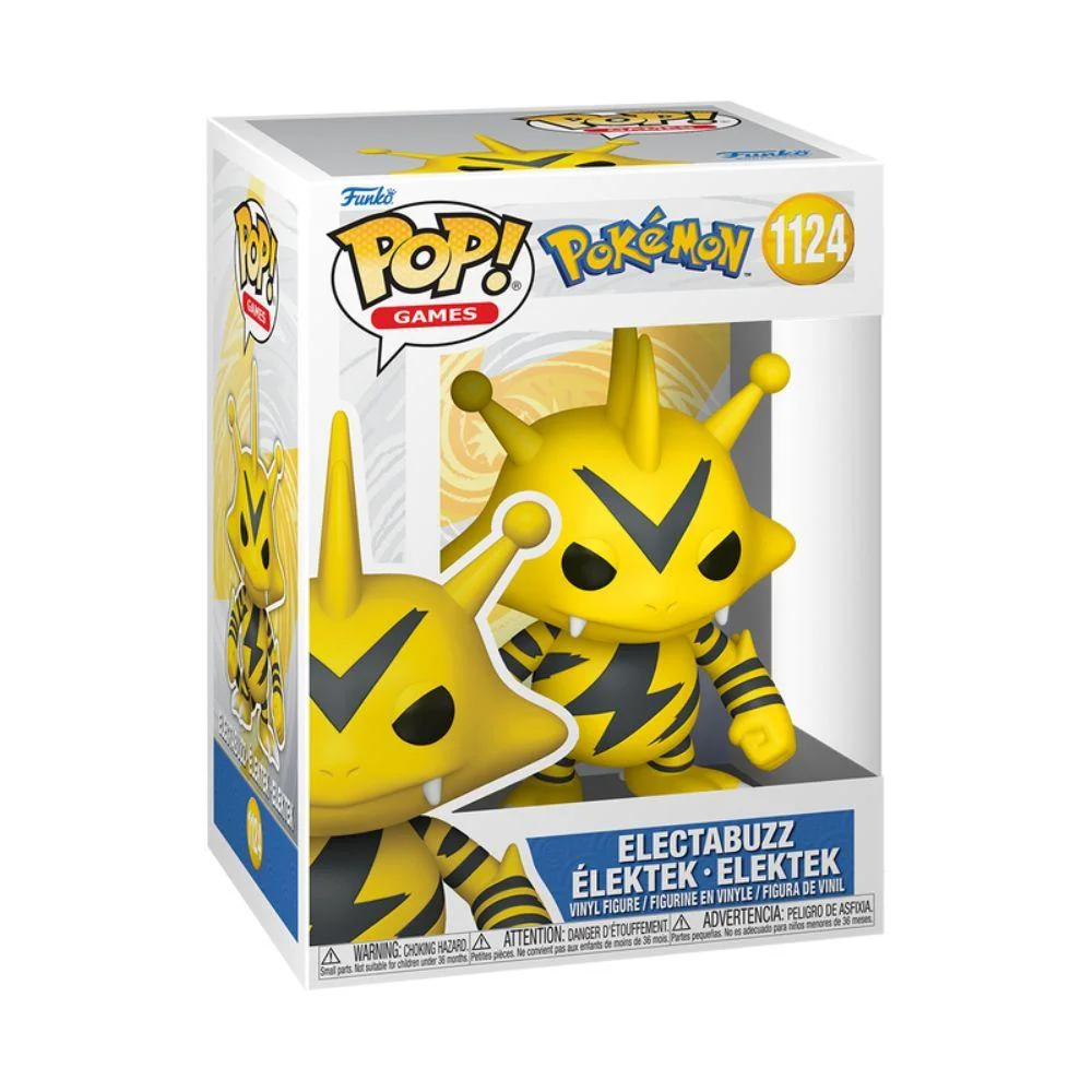 Boneco Funko Pop! Pokémon - Electabuzz ÚNICO 2