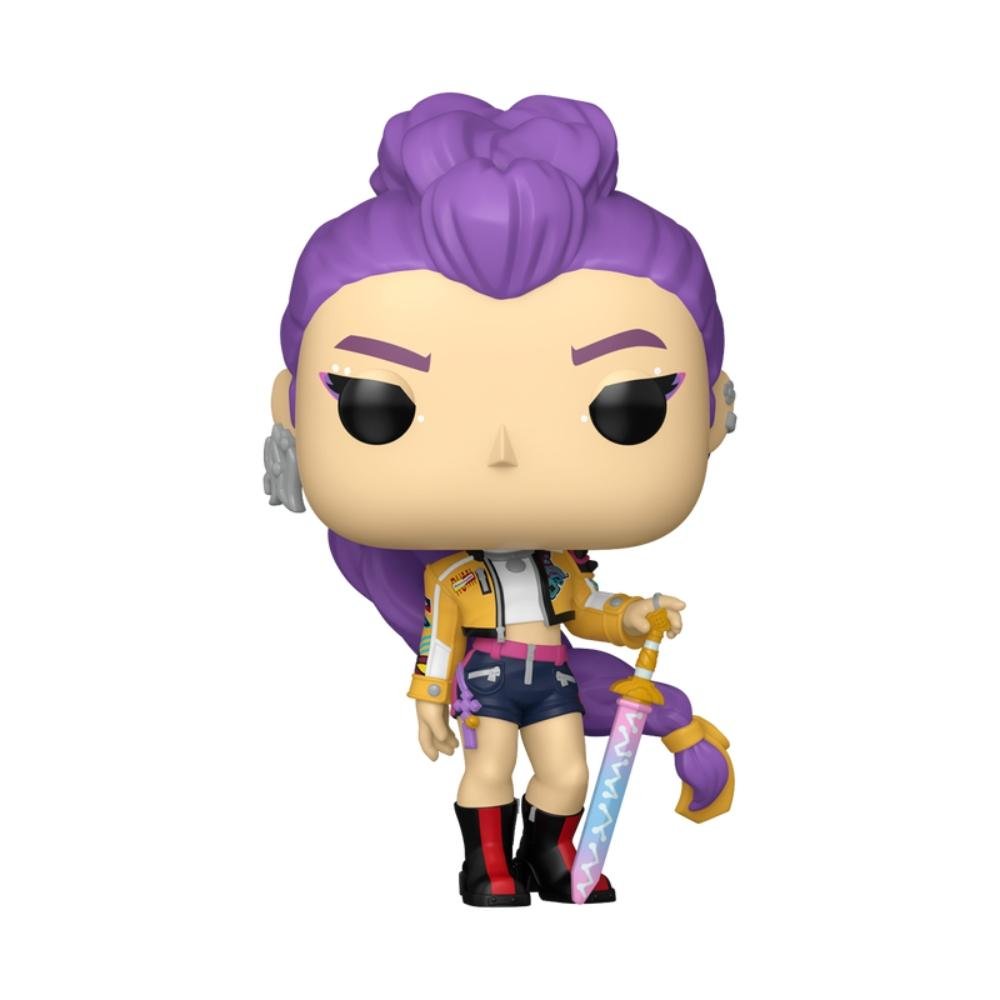 Kit Boneco Funko Pop! Guerreiras do K-Pop - Rumi + Chaveiro ÚNICO 6