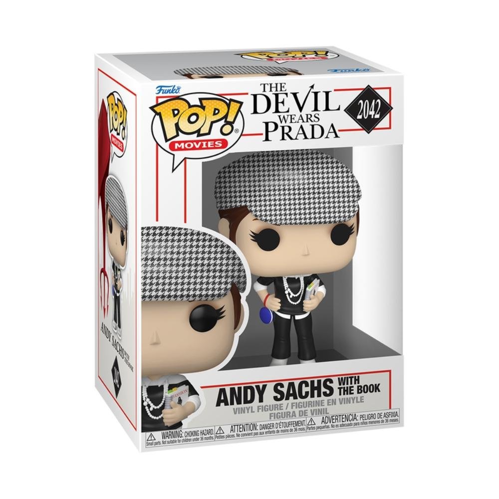 Boneco Funko Pop! O Diabo Veste Prada Andrea Sachs e O Livro ÚNICO 2