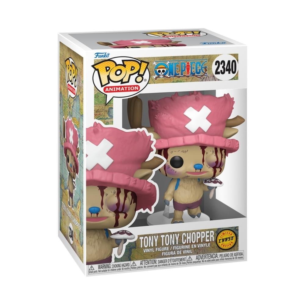 Boneco Funko Pop! One Piece - Chopper com Chase ÚNICO 4