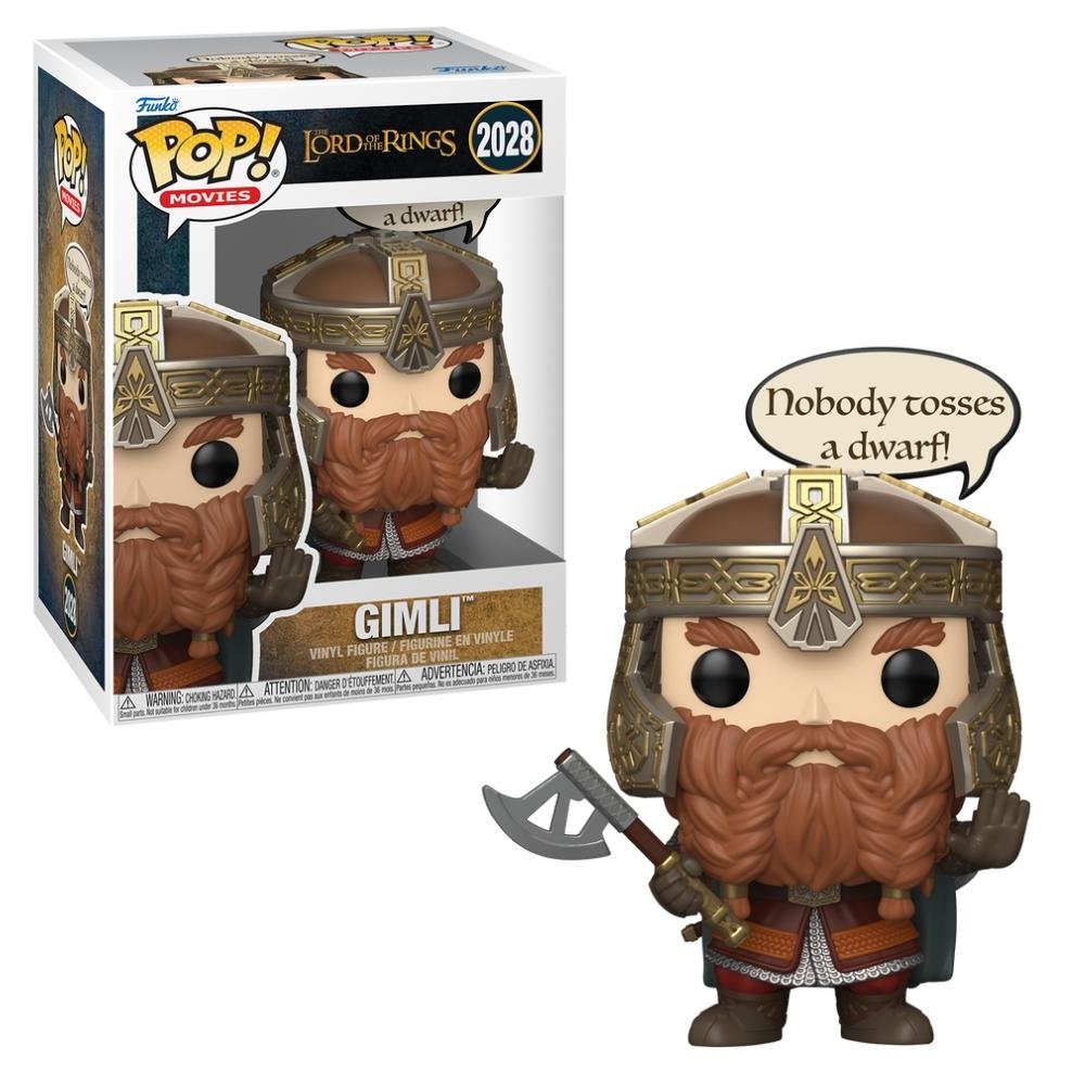 Boneco Funko Pop! Sayings O Senhor dos Anéis - Gimli