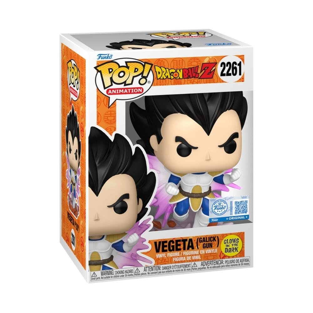 Boneco Funko Pop! Exclusivo Dragon Ball Z - Vegeta Galick Gun (Glow) ÚNICO 2