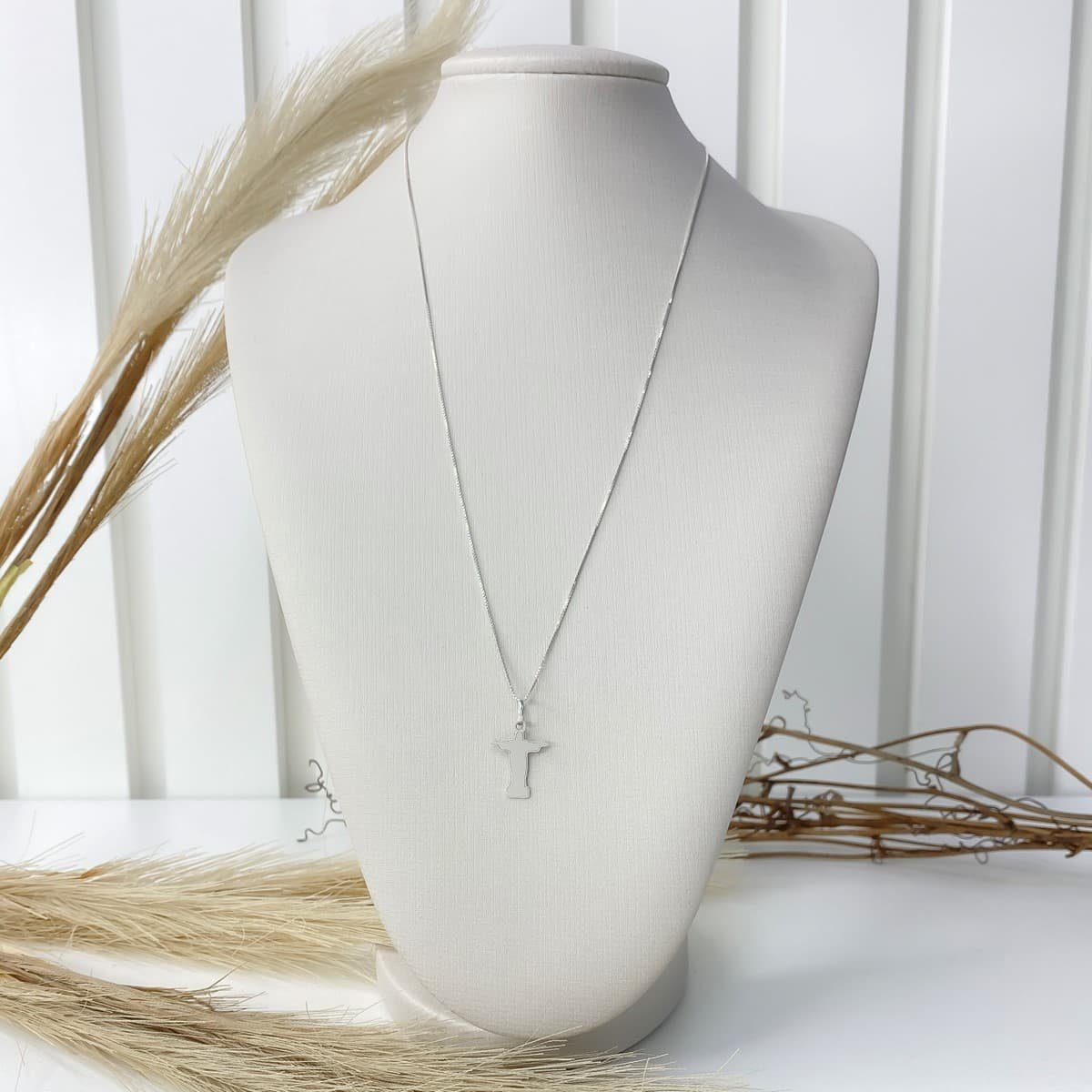 Colar de Prata Cristo Redentor Prata 4